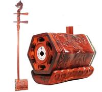 Chinese Erhu, Dragon Erhu Red Sandalwood Carving Dragons Chinese String Instruments
