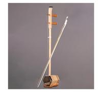 Chinese Erhu Instrument Colored Wood Flat Rod Erhu Instrument Simplifies Head Professional Erhu With White Horsetail Bow (Color : B)