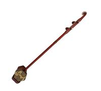 Chinese Erhu Instrument Handmade Old Mahogany Bone Carving Hexagonal Erhu Professional Chinese Stringed Instrument With Case