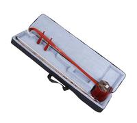 Chinese Erhu Instrument Mahogany Hexagonal Plain Pole Erhu Beginners Practice Playing Chinese Folk Erhu Instrument With Case