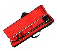 Chinese Erhu Instrument Rosewood Hexagonal Copper Shaft Erhu Traditional Chinese 2-String Instrument With Portable Storage Box