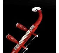 Chinese Erhu Solid Red Wood Erheen With Accessories Two Strings Fiddle Hexagon Erhu Stringed Musical Instrument(Wood)