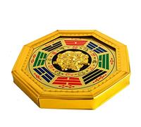 Chinese Feng Scrying Shui Mirrors Feng Shui Metal Bagua Mirror Home Bagua Mirror Brings Balance and Protection 4.7" Can Bring Wealth and Good Luck To the Family