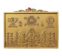 Chinese Feng Shui Bagua in Tongshanhai Town Ornaments Copper Bagua for Luckly Wealth Success Home Decoration for Office Decor