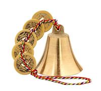 Chinese Feng Shui Bell for Wealth and Safe, Feng Shui Element,Pendant Coins for Peace and Success Good Luck Car Door Hanging Pendant Chime