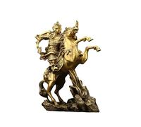 Chinese Feng Shui Guan Yu Statue Kwan Kung Guan Gong Statue Kuan Gong Statue Guan Di Statue Kuan Gong Statue Figurines Feng Shui Decor Home Office Decoration Tabletop Decor Good Lucky Gifts,25cm
