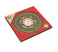 Chinese Feng Shui Luo Pan, Geomantic Omen Compass, Eight Diagram Compass with Clear Scale for Energy Direction Survey, Durable Metal and ABS Construction