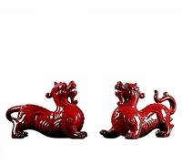 Chinese Feng Shui Pi Xiu/Pi Yao Wealth Prosperity Statue Car Home And Office Feng Shui Decor Attract Wealth And Good Luck Dashboard Decoration 123