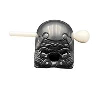 Chinese Fish Wood Drum - Wooden Fish Zen Drum Knocking Block | Percussion Instrument, Room Feng Decoration For Work Or Study