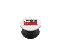 Chinese Flag Funny China PopSockets Adhesive PopGrip