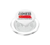 Chinese Flag Funny China PopSockets PopGrip for MagSafe