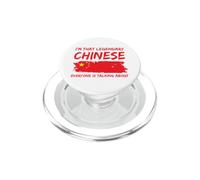 Chinese Flag Funny China PopSockets PopGrip for MagSafe