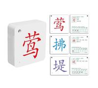 Chinese Flashcards For Beginners,Chinese Characters Cards Learning Flashcards,Long-Lasting Use,Easy To Clean,Suitable For Spelling And Reading