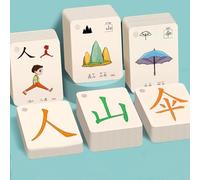 Chinese Flashcards for Beginners Mandarin Flashcards funny drawing cards Learning Chinese Characters with Picture(251-500 words)
