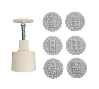 Chinese Flavor Textured Molds Mungs Bean Cake Moulds for Cooking Enthusiasts Traditional Dessert