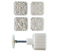 Chinese Flower Mold 180g Hand Pressure Fondant Moon Cake Mould Press Cookie Baking Tool