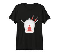 Chinese Food Box Takeout Box Costume Premium T-Shirt