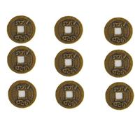 Chinese Fortune Coins Chinese Good Luck Coins Ancient Chinese Dynasty Time Coin 10pcs for Wealth Good Luck Durable Design