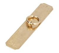 Chinese Furniture Antique Pattern Pure Copper Cabinet Door Handle for Cabinet Doors, Cupboards, and Drawers (16cm Long Brass-Colored Screw-Fixed Version)