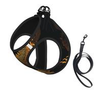 Chinese Golden Yellow Dragon Compact Pet Suspender Vest-The Perfect Small Pet For A Comfortable Walk