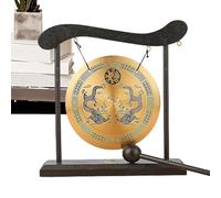Chinese Gong Dragon Taiji Symbols, Desktop Retro Chime, Gong Ornament