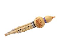 Chinese Gourd Musical Instrument Three-tone Gourd Silk In C Flat/B Key/minor D Key For Students And Adults Professional Hulusi (Color : B flat key)