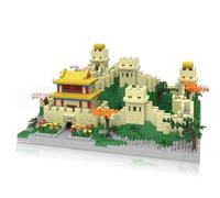 Chinese Great Wall Micro Building Blocks Set, 3000+ PCS Juyongguan Section Architecture Model, Mini Bricks Construction Toy for Teens, DIY Educational Building Kit with