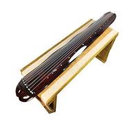 Chinese Guqin Banana Leaf Type Centuries-old Fir Wood Zither Professional Collection Guqin Lacquer Antler Cream Zithe Chinese Traditional guqin instrument(Red)