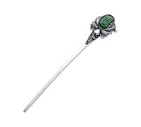 Chinese hair jewelry, S925 sterling silver Chinese Hair Chopsticks, Elegant Ornate Emerald Love Series Hair Sticks,