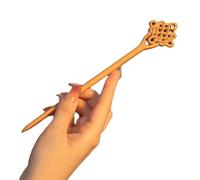 chinese hair pins for women， Chinese Knot Hairpin Chinese Style Peachwood Ancient Style High-end Headwear