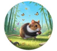 Chinese Hamster 1000pcs Wildlife Jigsaw Puzzles What Happens Next Beautiful Decoration for Adults And Kids 1000pcs (67.5x67.5cm)