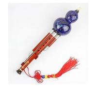 Chinese Handmade Flute Gourd Flute， Cucurbit Flute Professional Rosewood Hulusi, Chinese Hulusi(C key)