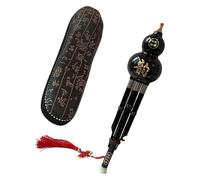Chinese Handmade Flute Gourd Flute, Hulusi Flute Handmade Hulusi Flute Instrument C Key Chinese Woodwind For Beginner With Storage Case