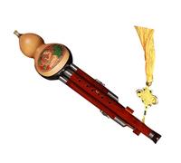Chinese Handmade Hulusi C Key Cucurbit Flute Chinese Traditional Gourd Flute For Beginner Music Lovers Gourd Instrument