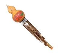 Chinese Handmade Hulusi Professional Bamboo Cucurbit Flute Key C Ethnic Gourd Instrument For Beginners Hulusi Flute With Case