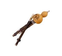 Chinese Handmade Traditional Hulusi C Cucurbit Flute With Case Chinese Knot For Beginner