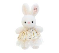 Chinese Hanfu Bunny Soft Toys, Cute Easter Bunny Teddy, Peng Song'S Stress-Relieving Plush Toys, Suitable For Valentine'S Day, Children'S Day, Halloween, And Everyday Life. (30cm/11.8in,Yellow)