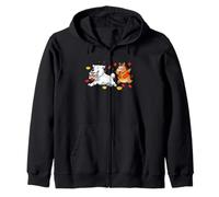 Chinese Horse Great Pyrenees Kids Mens Womens Happy New Year Zip Hoodie
