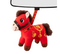 Chinese Horse Plush - Cute Soft Collectible for Festive Decorations, Horse Stuffed Animal Collectibles with Portable Design for Charm Bags, Dining Tables, Shops, Homes, Schools, Offices, Bookstores