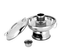Chinese Hot Pot Portable Steel Charcoal Cooker with Lid