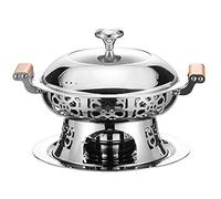 Chinese Hot Pot, Stainless Steel Shabu Shabu Hotpot for Home Kitchen Party Restaurant Chafing Dish
