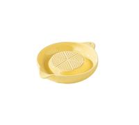 Chinese Household Simple and Exquisite Cream-colored Ceramic Garlic Tamper-Cream-yellow Garlic Grinder