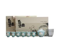 Chinese household simple and exquisite hand-painted high-temperature and scald-proof fresh tea set-Jade Rabbit Looking at the Moon