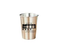 Chinese household simple, exquisite, rust-proof and practical stainless steel creative beer mug-get rich overnight