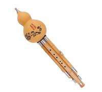 Chinese Hulusi C/Bb Key Yunnan Ethnic Instrument Handmade Hulusi Flute Professional Hulusi (Color : C key)