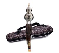 Chinese Hulusi Cucurbit Flute C/b-flat Key Traditional Handmade Gourd Flute For Beginner Music Lovers Gourd Musical