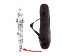 Chinese Hulusi Cucurbit Gourd Flutes Traditional Ethnic Cucurbit Flutes Chinese Porcelain Hulusi Instrument With Case