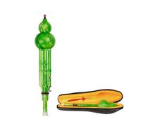Chinese Hulusi Gourd Cucurbit C Key Flute Ethnic Wind Flute Hulusi Gourd Cucurbit Flute Green Color