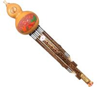 Chinese Hulusi Professional Bamboo Cucurbit Flute Key C Gourd Flute With Case Gourd Musical For Beginners Gourd Instrument