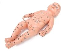 Chinese Human Acupuncture Model, Medicine Pediatric Acupuncture Model, Human Body Model Meridian Teaching Training Doll with Acupoint Simulation Massage Baby. ?